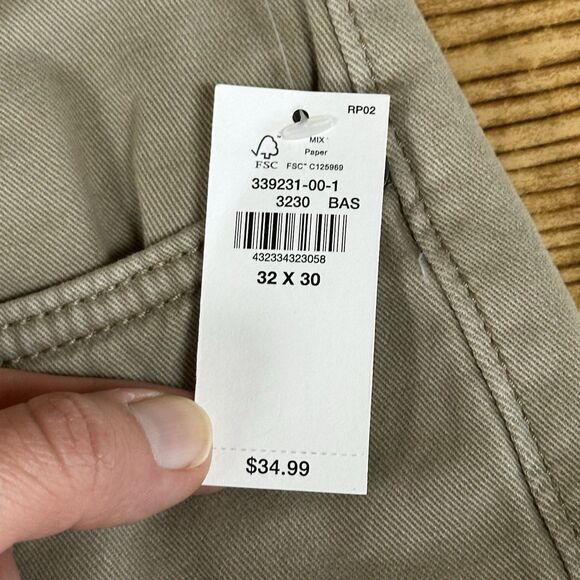 Old Navy Straight Built-In Flex Jeans Men’s Size 32x30 NWT Tan Khaki - Picture 3 of 16